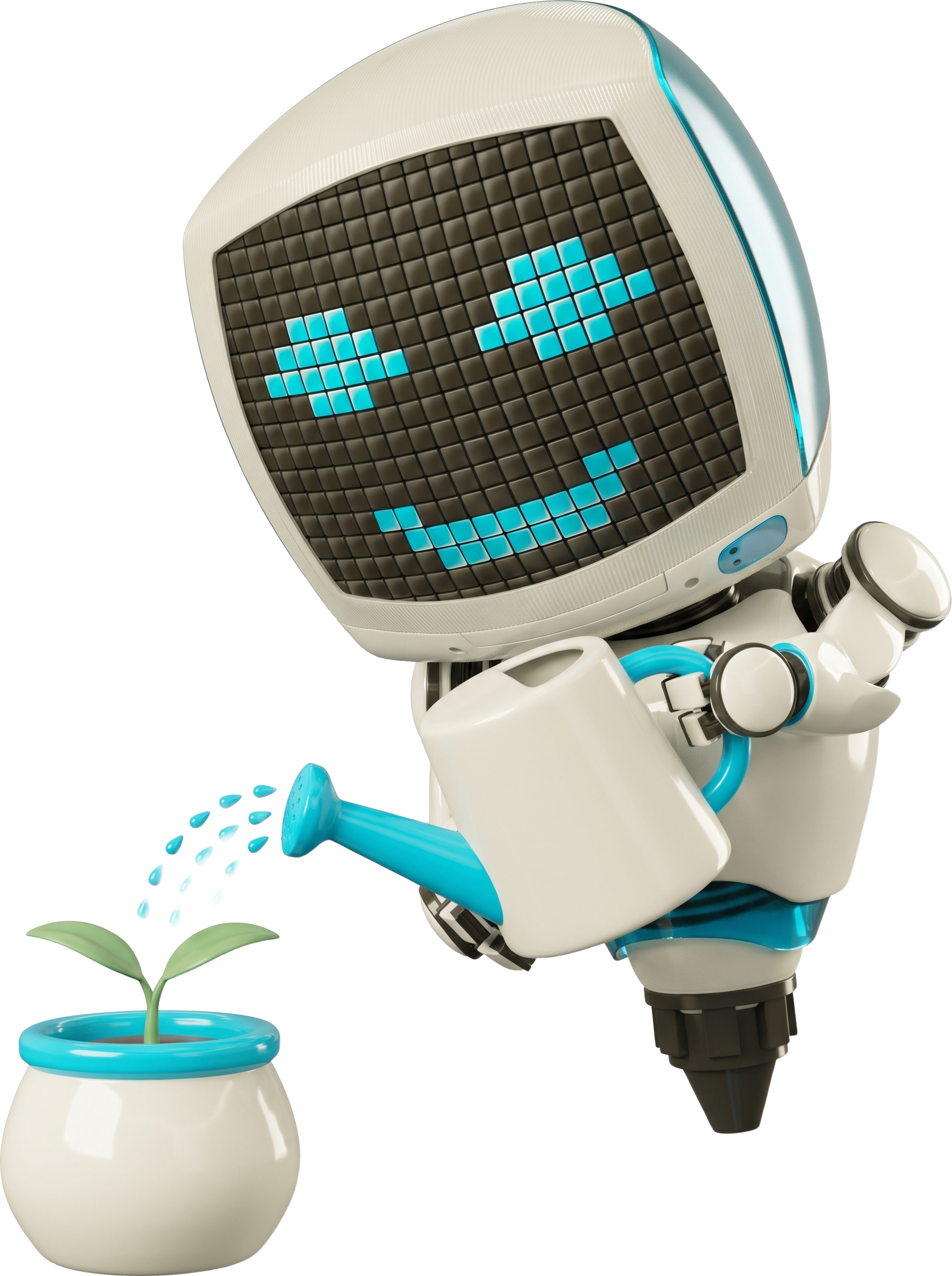Forgi the robot embodies Forganiser's mission